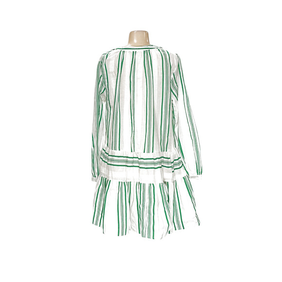 ASOS Women's White Striped Wrap Dress Size 4 - Picture 2 of 4